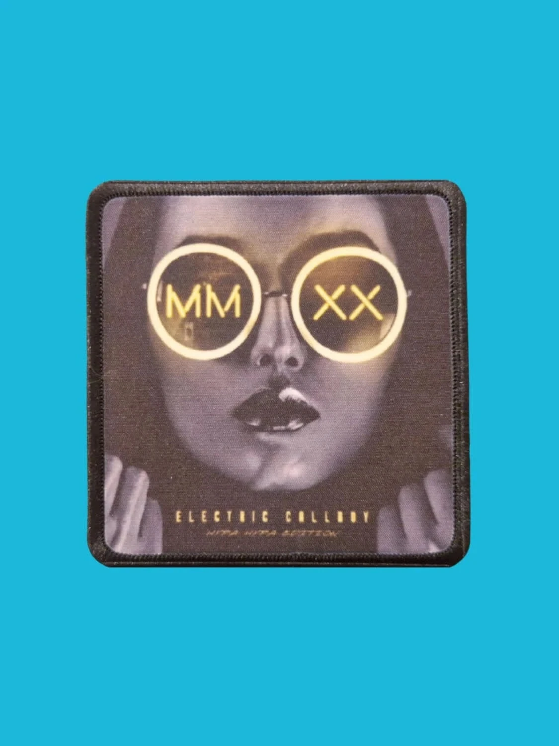 Patch Electric Callboy - MMXX Hypa Hypa Edition - Imprimé - Carré de 7,5 x 7,5 centimètres